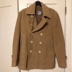 Rogue Territory tan peacoat